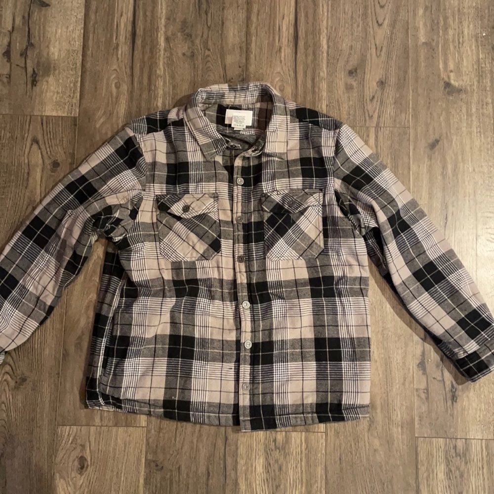 Old mill flannel shirt shacket